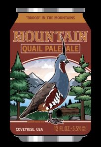 Mountain Quail Sticker